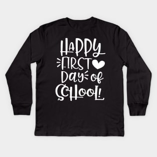 Happy First Day Of School Kids Long Sleeve T-Shirt